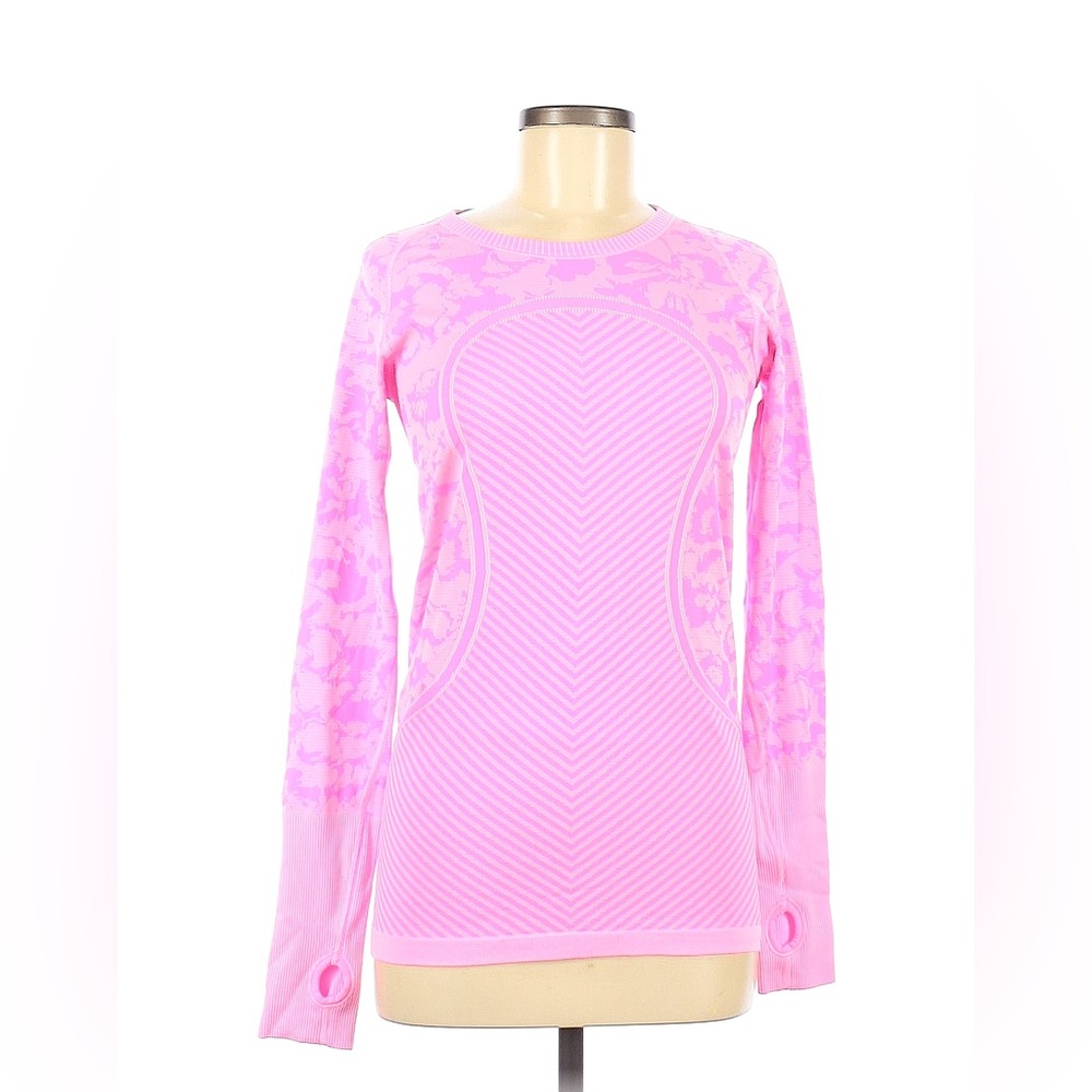 Hot pink Lululemon Switly Tech Long Sleeve Size 8
